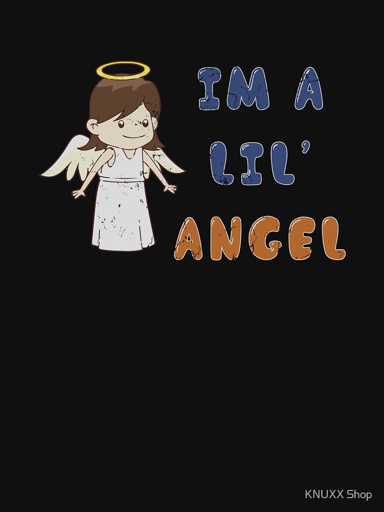 I'm a Lil' Angel 1970s Cute Punk Rock Ironic Heavenly by KNUXX Shop