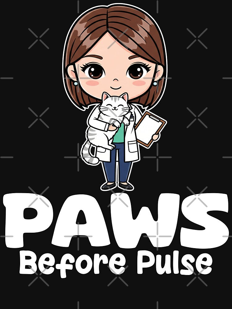 PAWS BEFORE PULSE - VETERINARIAN GIFT by KEF Custom