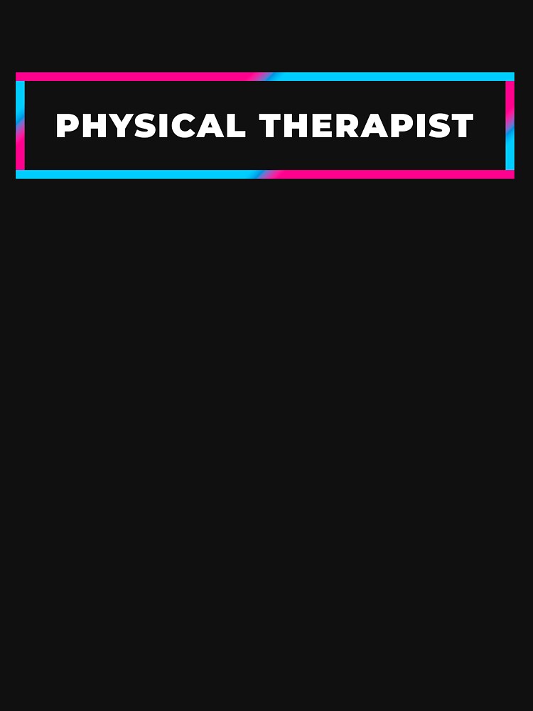 Physical Therapist retro gradient frame by SVPOD