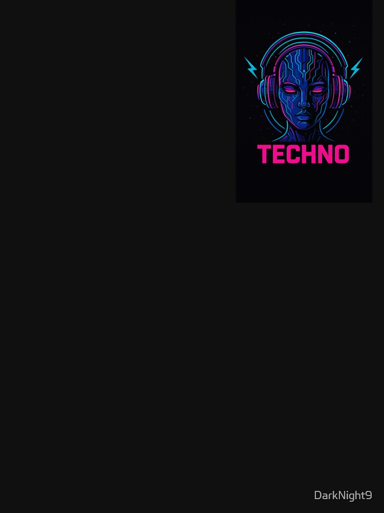 “Neon Techno Soul – Cyberpunk Rave Spirit” by DarkNight9