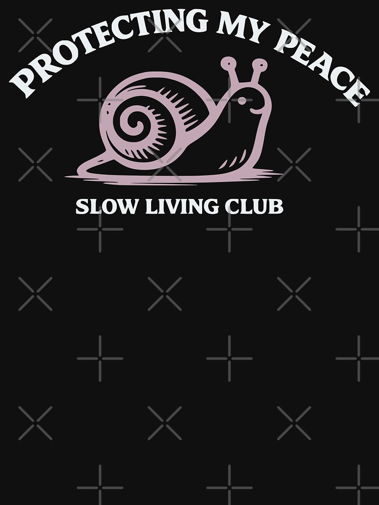 Protecting My Peace Snail - Ironic Streetwear by MavtM