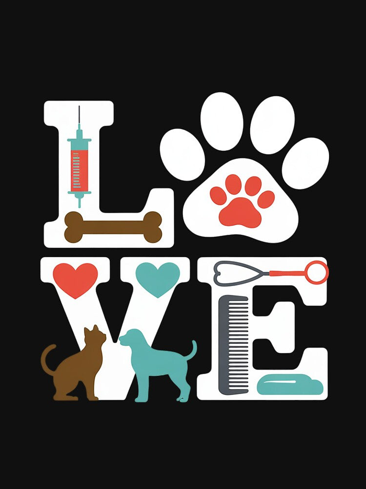 Vet Tech Love Veterinary Technician by EntroRhim