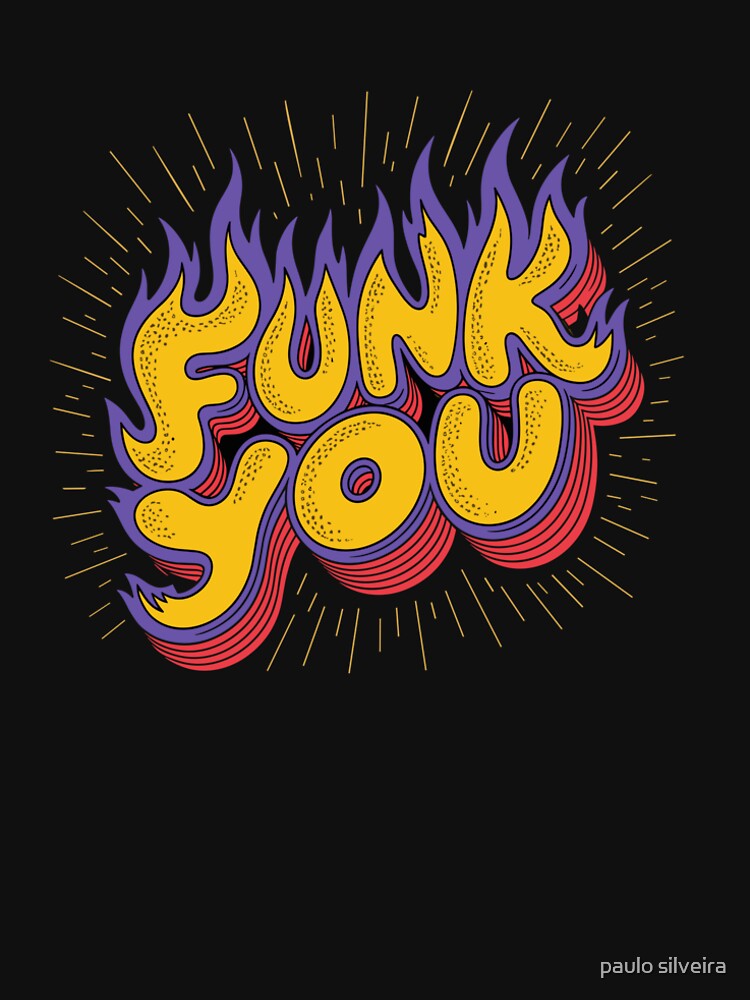Funk You Music Poster – Retro Funk Graphic Art for Funk Lovers by paulo silveira