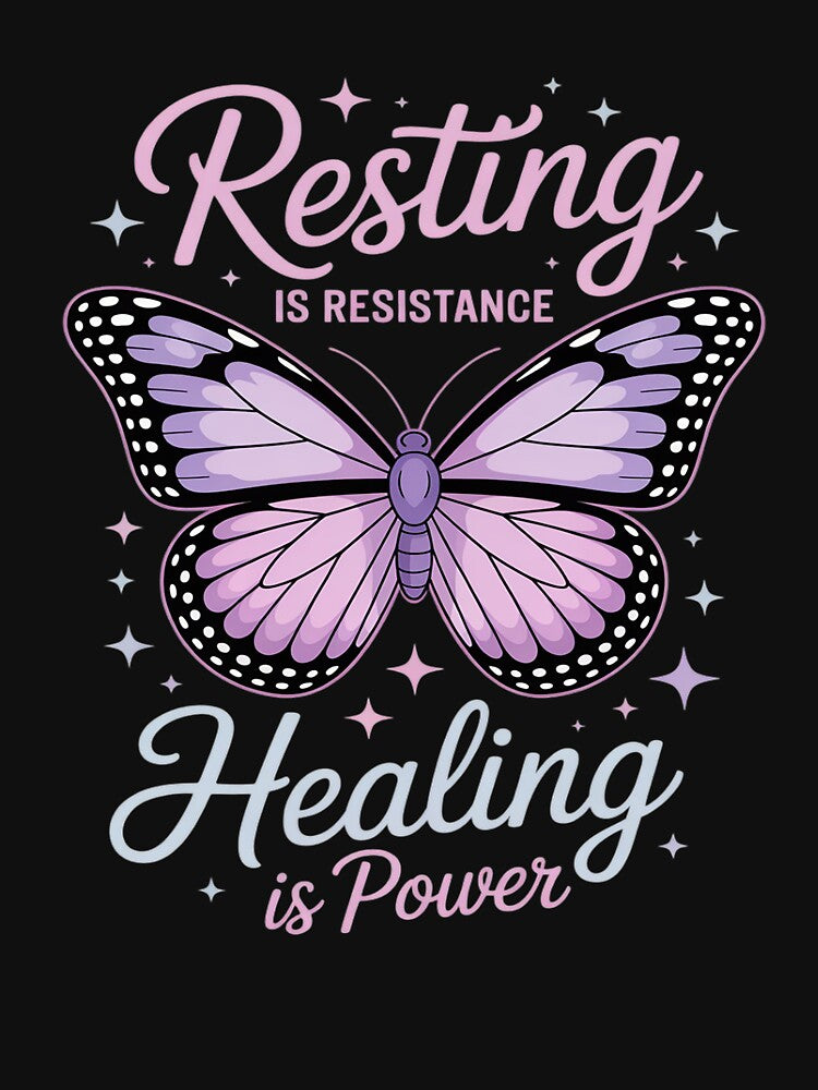 Resting Is Resistance. Healing Is Power by Shannon Bosley