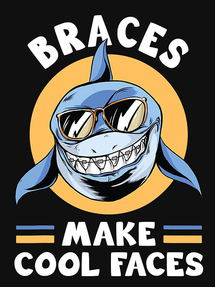 Dentist Funny Orthodontist Braces Make Cool Faces by GunillaBlau