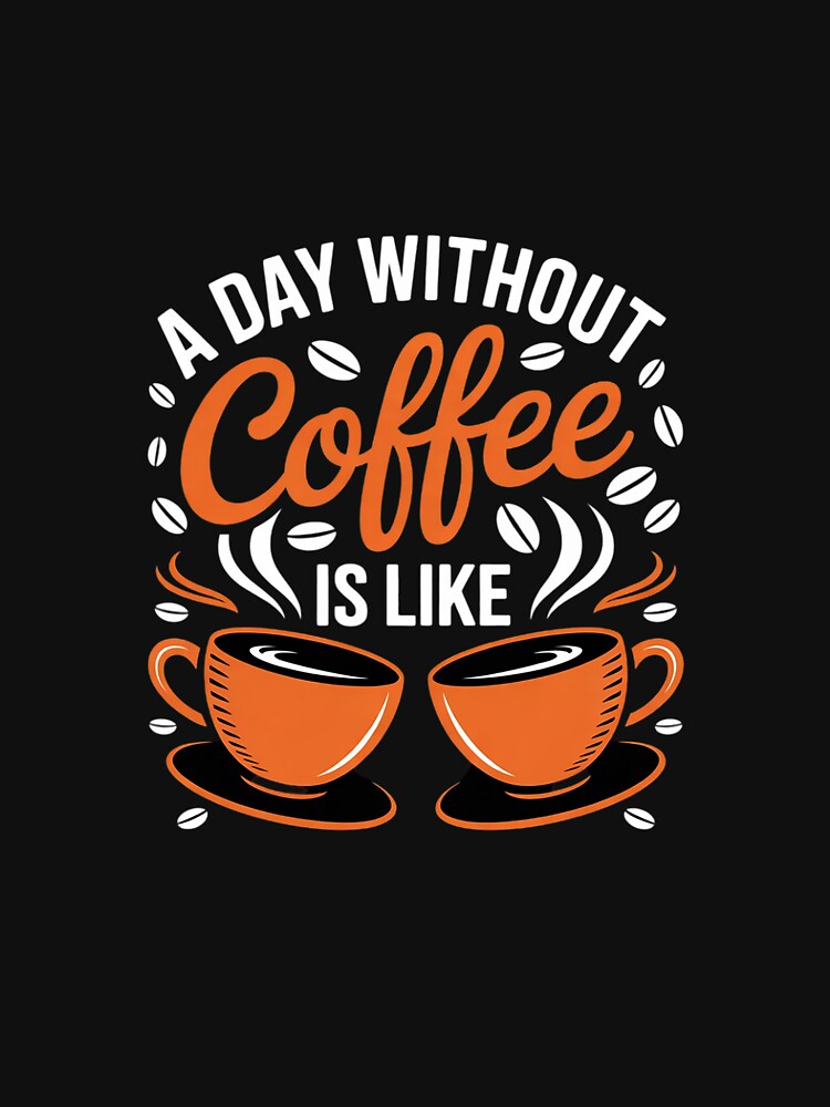Women A Day Without Coffee Is Like Yeah Caffeine by DigitaldeligArt