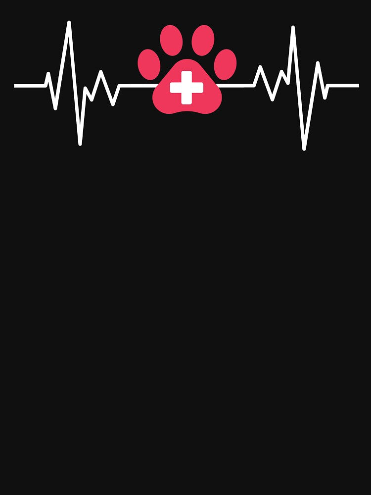 Proud Veterinarian Heartbeat Life by livegood
