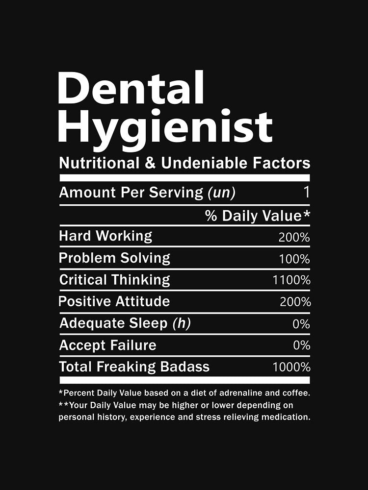Dental Hygienist - Nutritional And Undeniable Factors by alphatinost