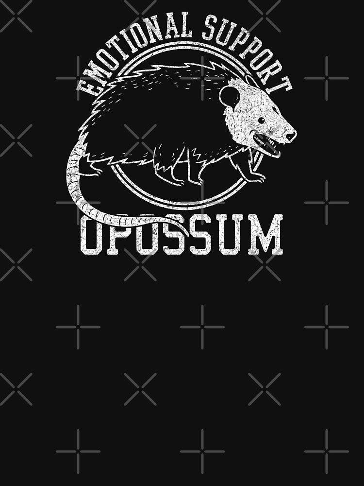 Vintage Emotional Support Opossum by xsmilexstd