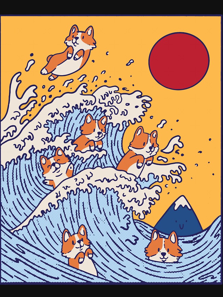 The great wave of Corgis - Cute Corgi Puppies by DanMorvan