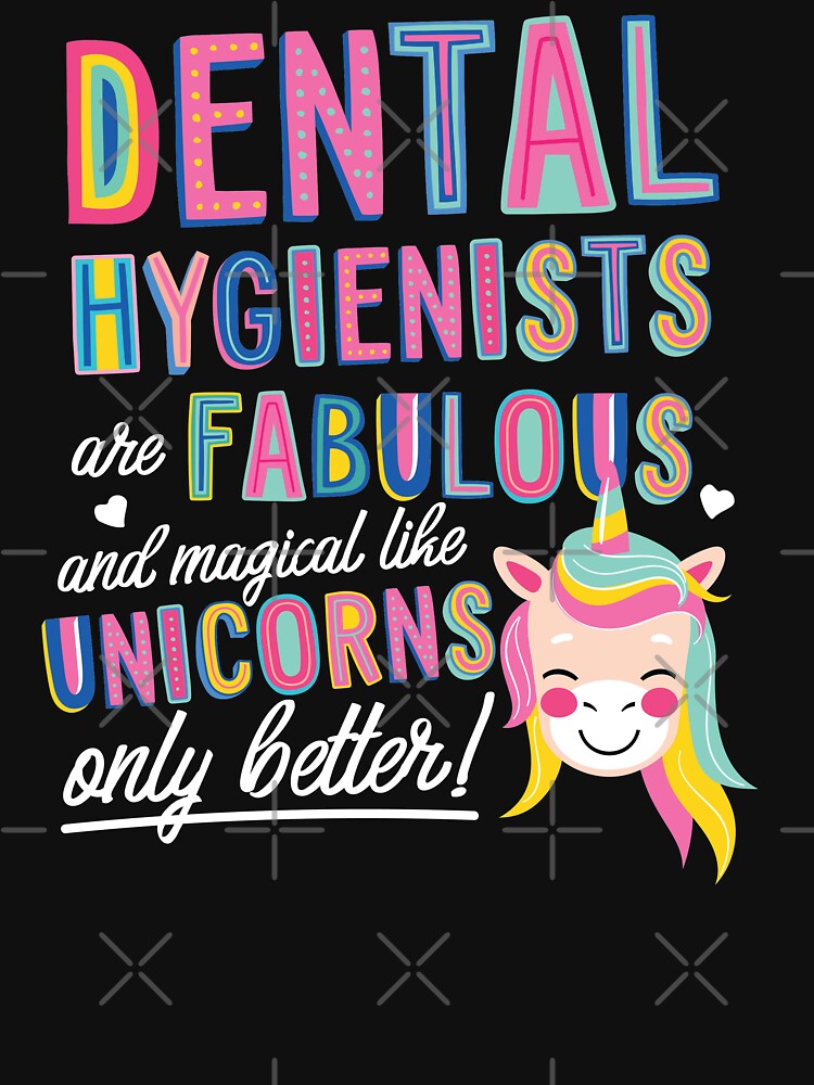 Dental Hygienists are like Unicorns Gift Idea by betternotes