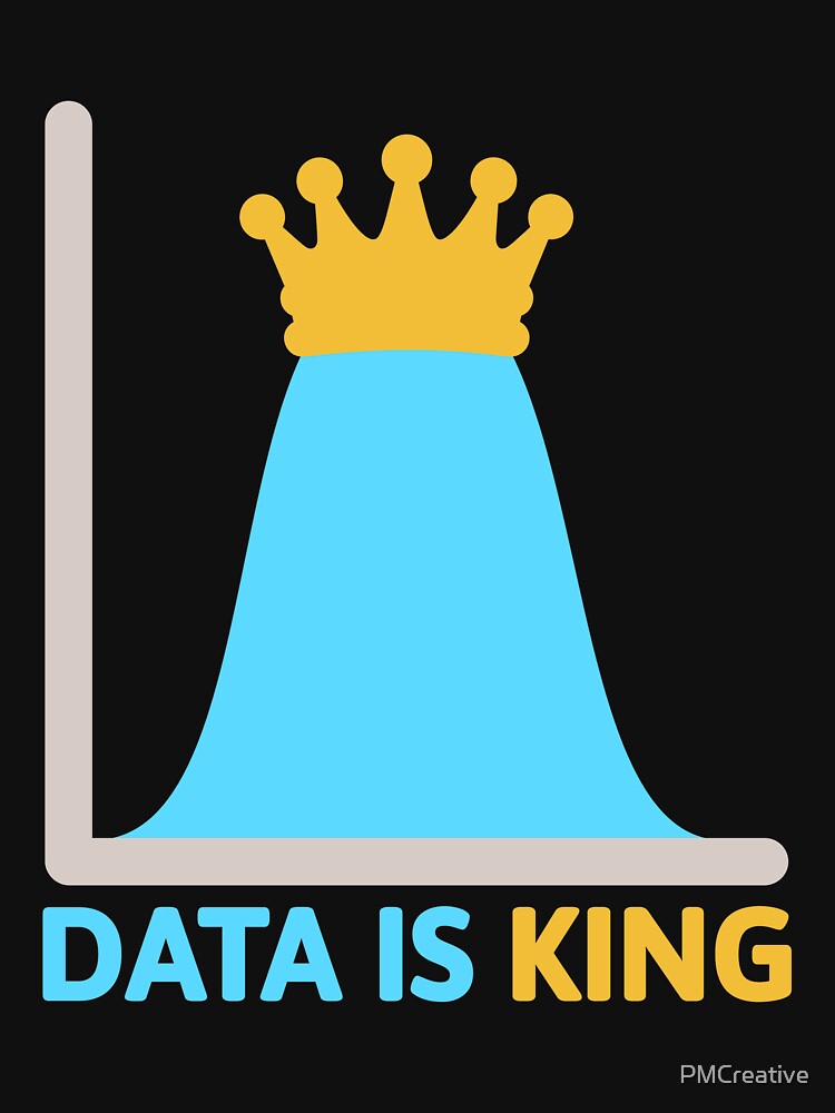 Data Is King! Funny Data Analyst by PMCreative