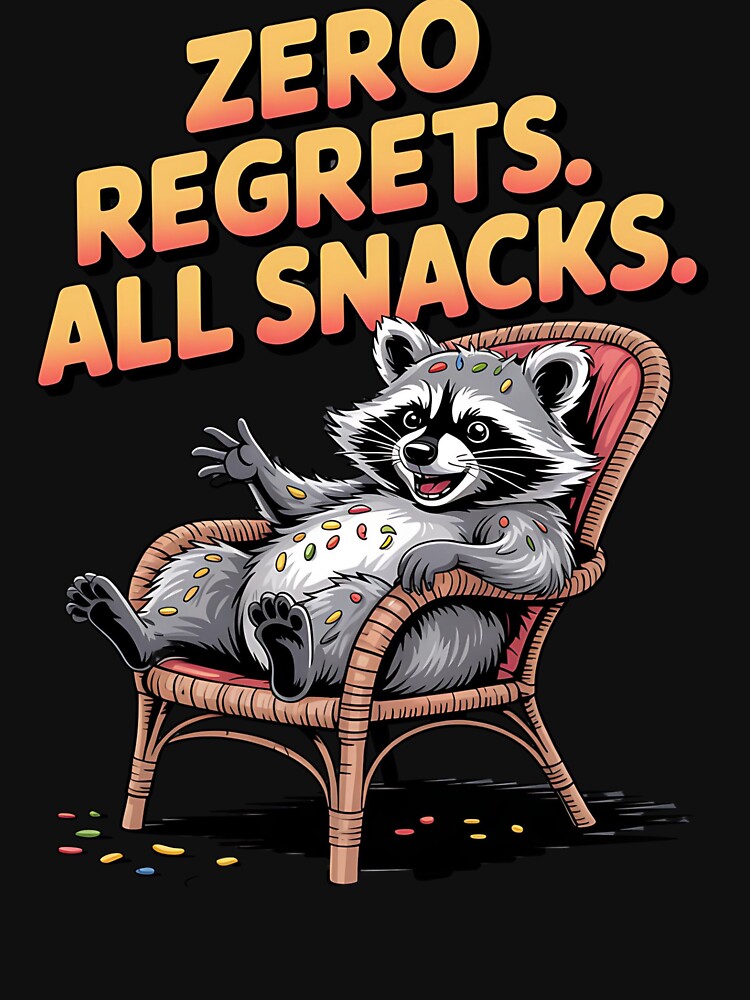 Zero regrets all snacks - Passion for raccoon - Pure raccoon - I love raccoons - Raccoon now - Just raccoon - Woman love raccoon - Team trash - Trash bandit - Trash life - Trash talker by JansenGS