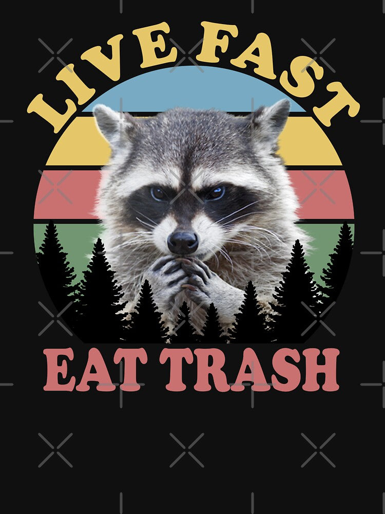Live Fast! Eat Trash! Vintage by Dewnize