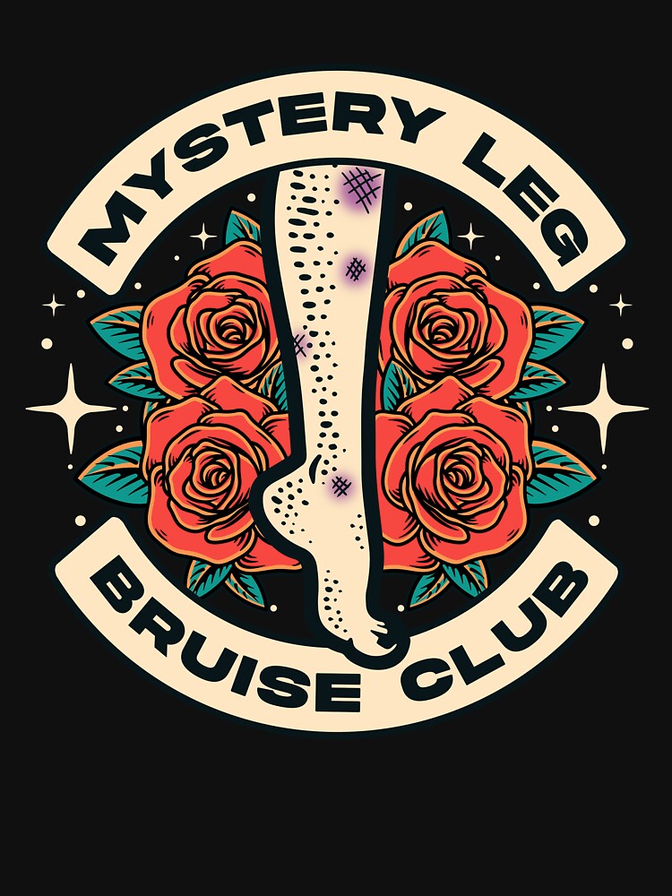 Mystery Leg Bruise Club ADHD Dyspraxia by Clara Hollins