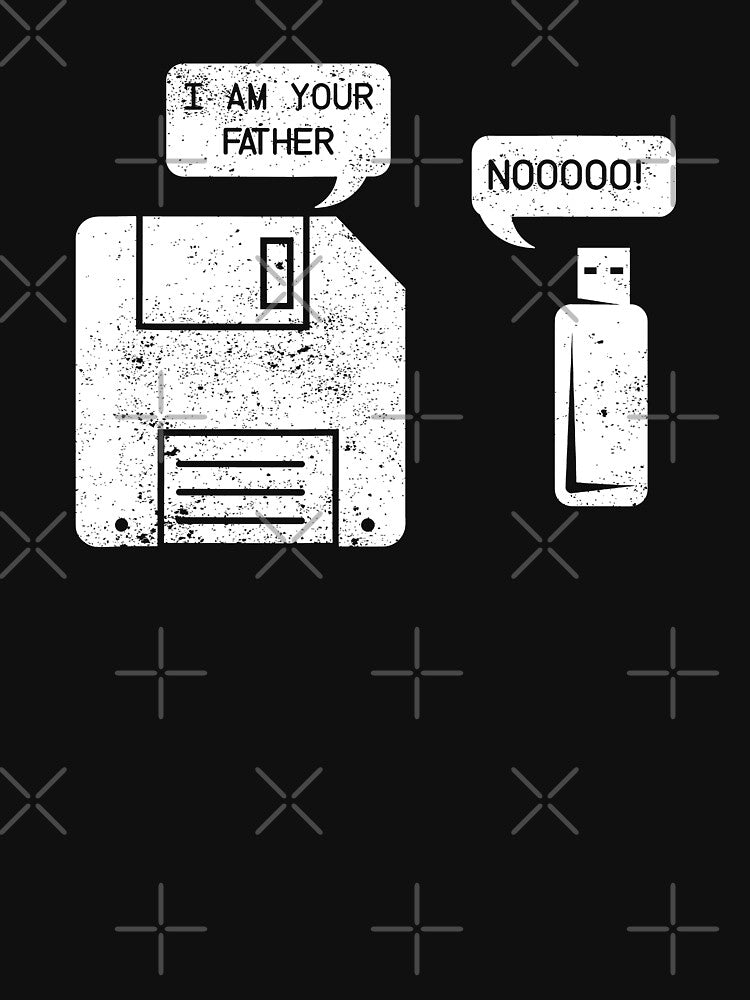 USB Floppy Disk  Father, computer Geek Nerd Gifts by jingdomdesgine
