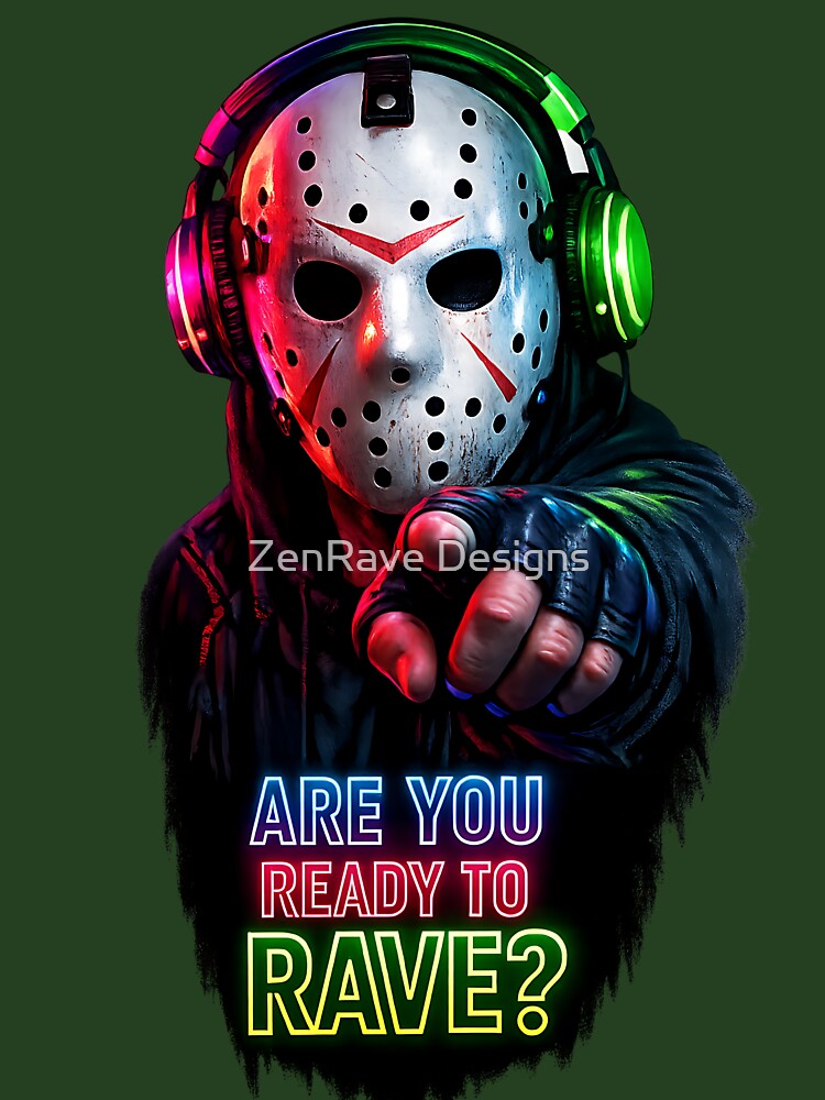 EDM Festival Techwear Art by  ZenRave Designs