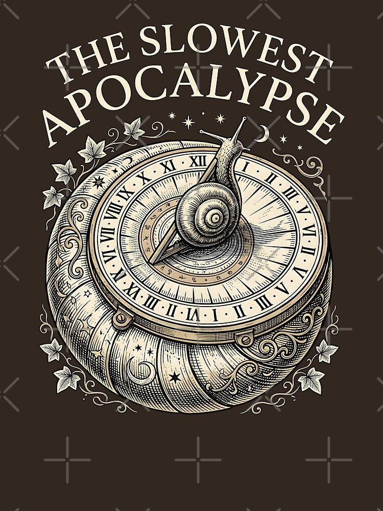 The Slowest Apocalypse Vintage Snail Antique Engraving by SplashTastic