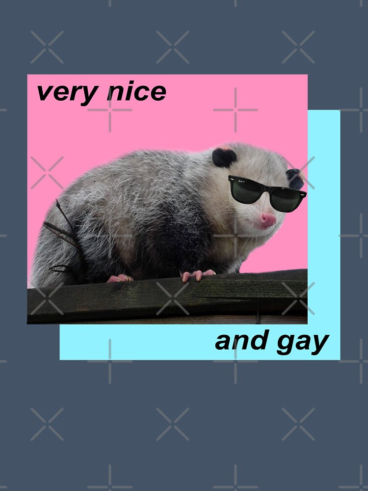 very nice and gay retro possum by BattleGoat
