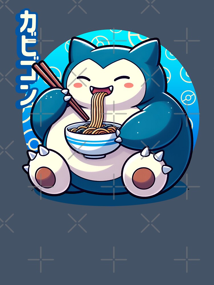 Cute normal creature eating Ramen by maurirocha