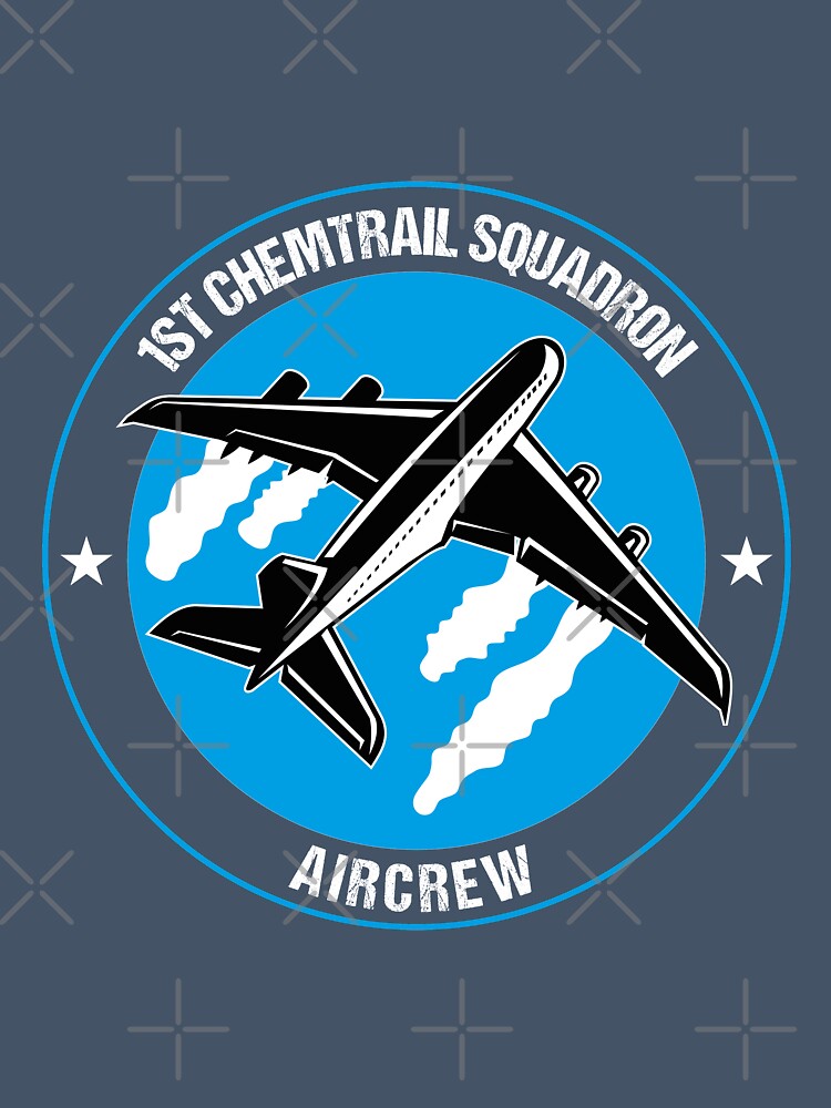 Chemtrail Squadron Aircrew Funny Aviation Pilot Gift by stearman
