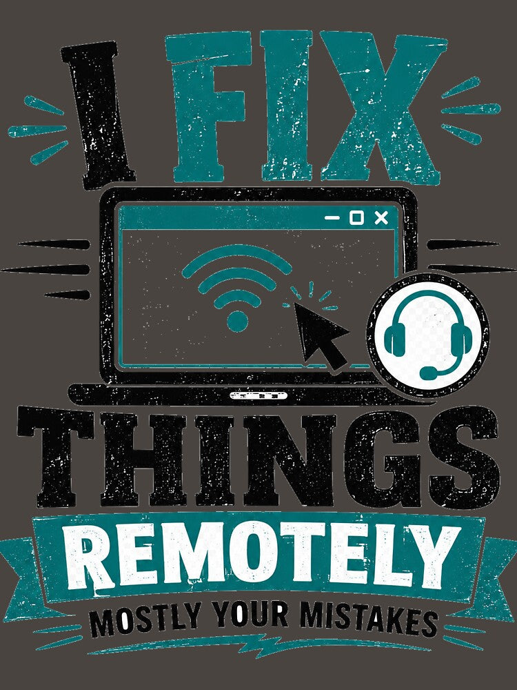 I Fix Things Remotely by Moodwear-Studio