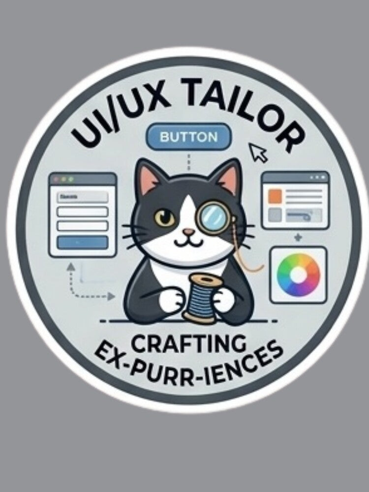 Funny Programmer Gift UI UX Tailor Cat Developer Humor Shirt by Dev Mode