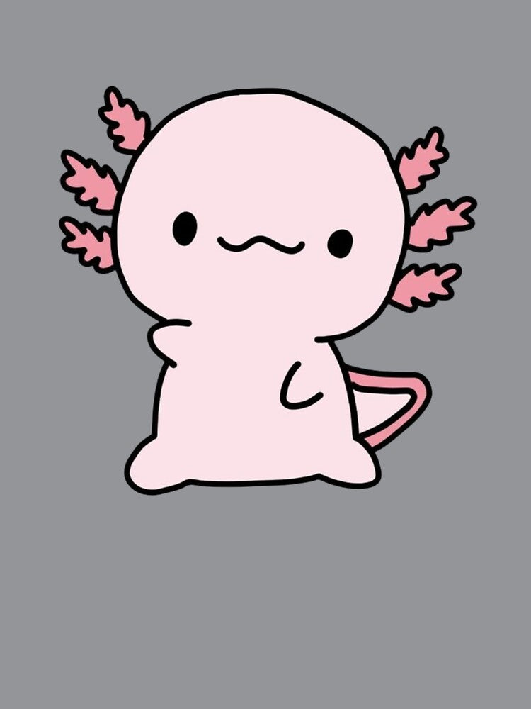Happy Axolotl by Spring Things