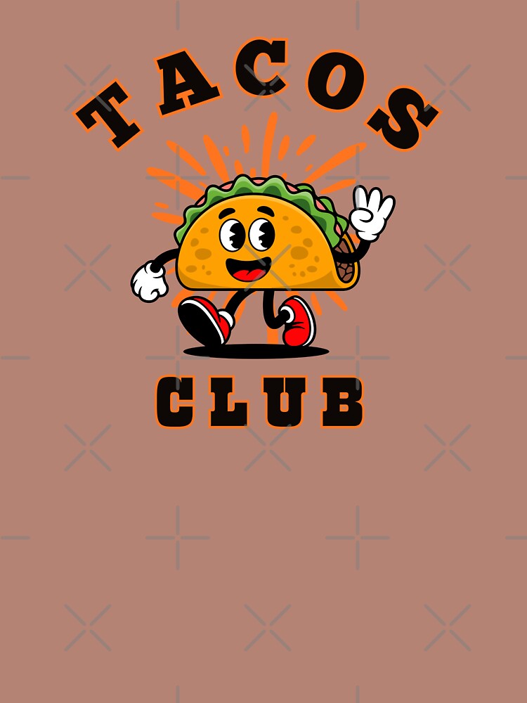 Tacos Club - Funny Taco Character Design by Shedronpanda