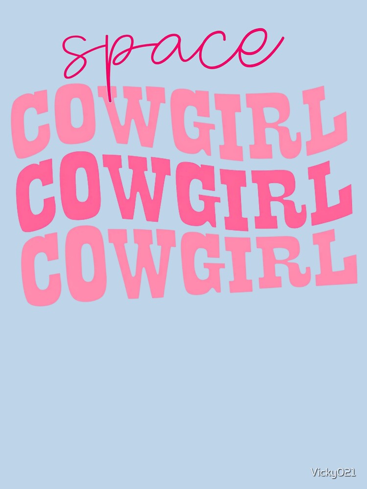 Space Cowgirl Pink Western Retro Typography by Vicky021