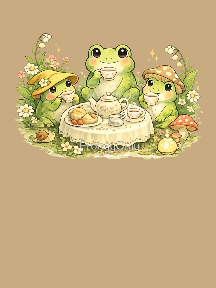 The frogs and their picnic by FroggyOnly