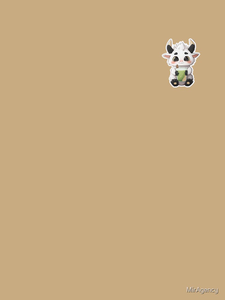 Cute Baby Cow Matcha by MirAgency