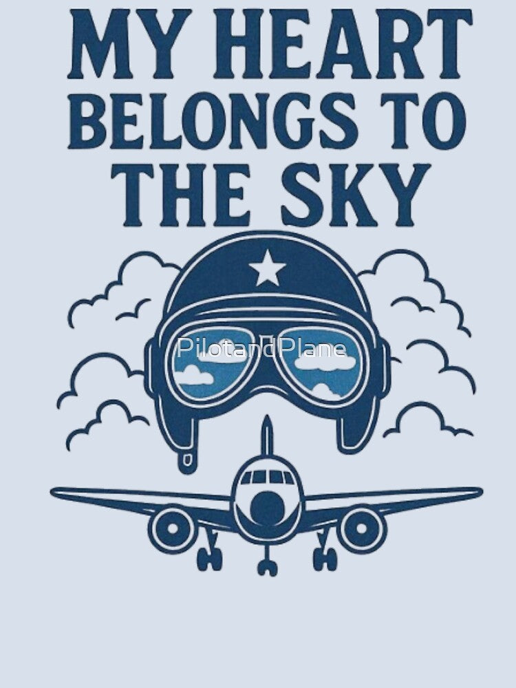 my heart belongs to the sky super pilot by PilotandPlane