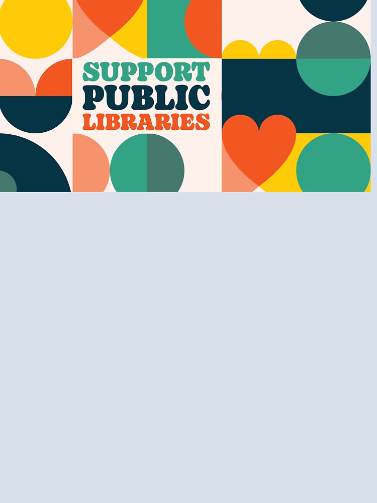 Support Public Libraries Library Lover Gift by Gems-Canvas