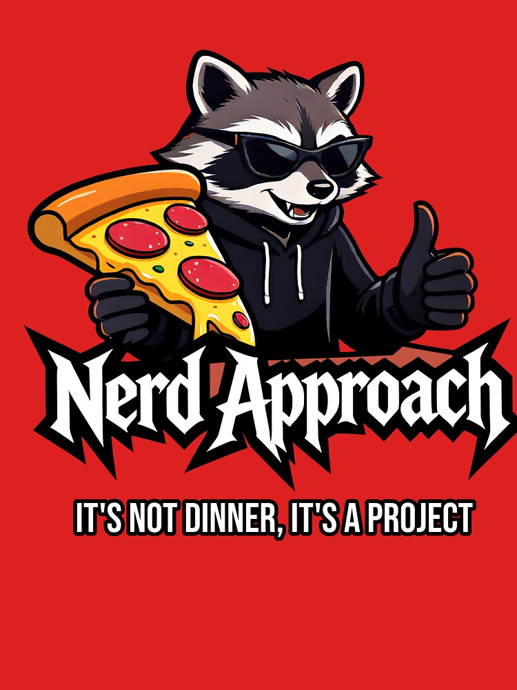 Pizza Lover Raccoon, Not Dinner — It's a Project by NerdApproach