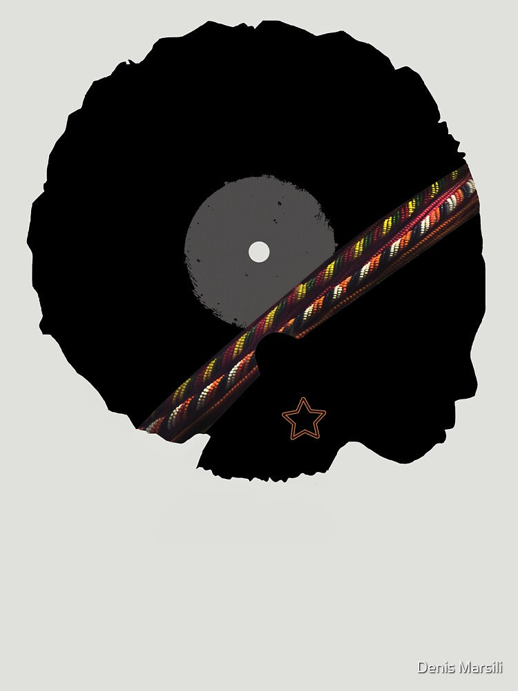 Afro Vinyl Record - African Woman by Denis Marsili