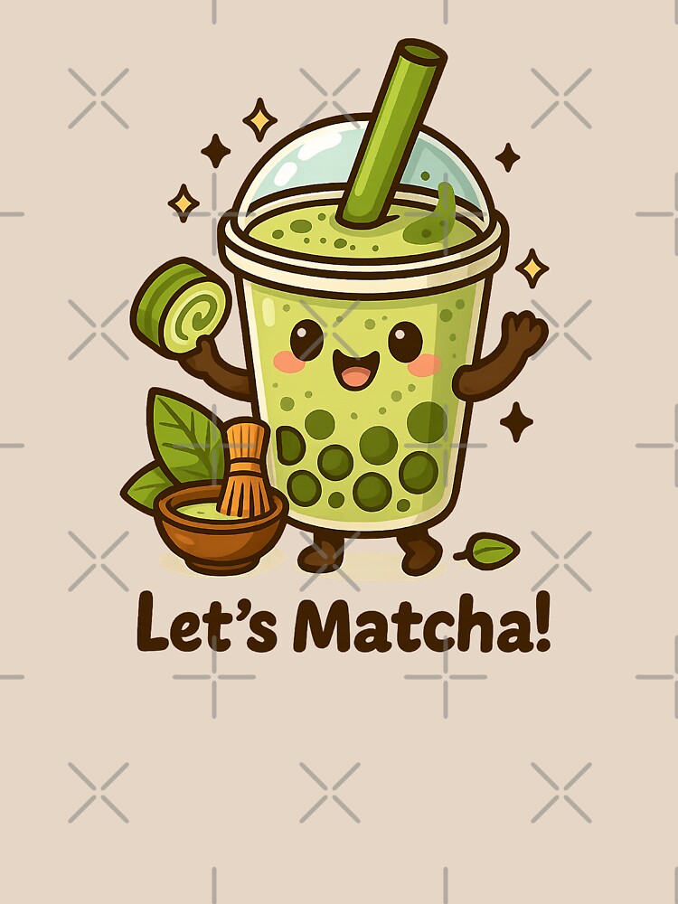 Let’s Matcha! Cute Matcha Bubble Tea by Bluntdivas