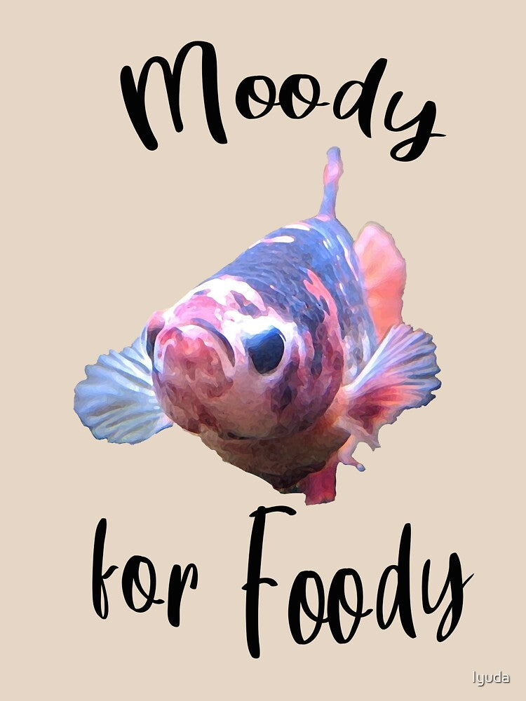 Moody for Foody Betta Sticker! by Iyuda