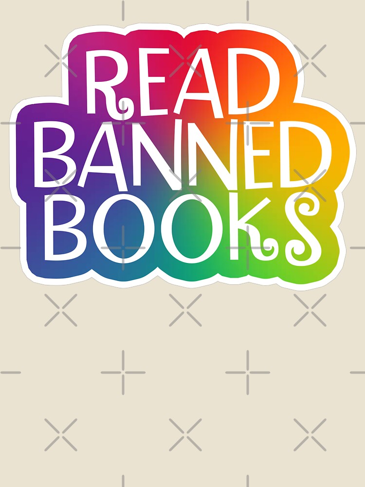 Read Banned Books Sticker by baranskini