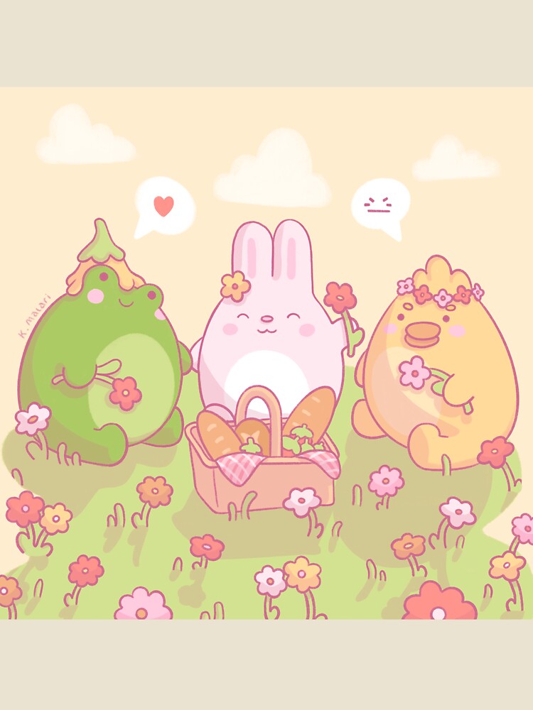 Cute Friends at a Picnic by kmalari