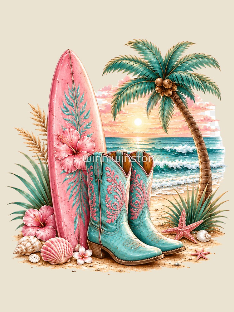 Coastal Cowgirl Beach Boots by winniwinston