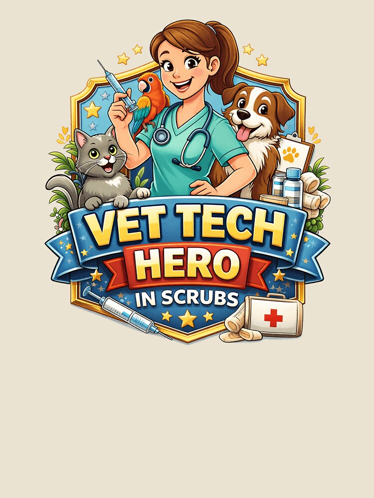 Vet Tech Hero In Scrubs by the-dovlat