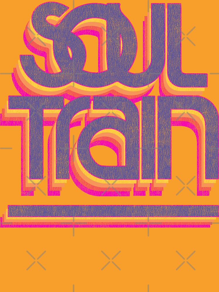 Soul Train Type Worn Lts by Alema Art
