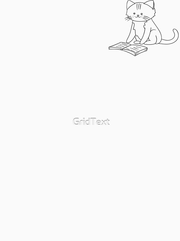 Cat I Read Banned Books by GridText