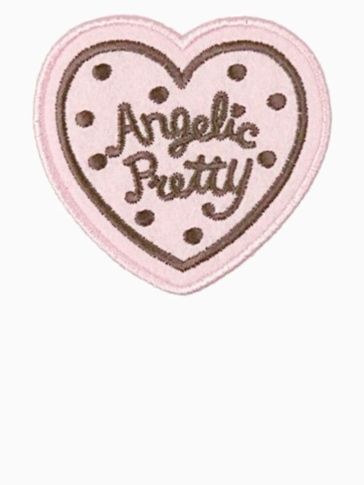 brown pink angelic pretty patch by teethfairy
