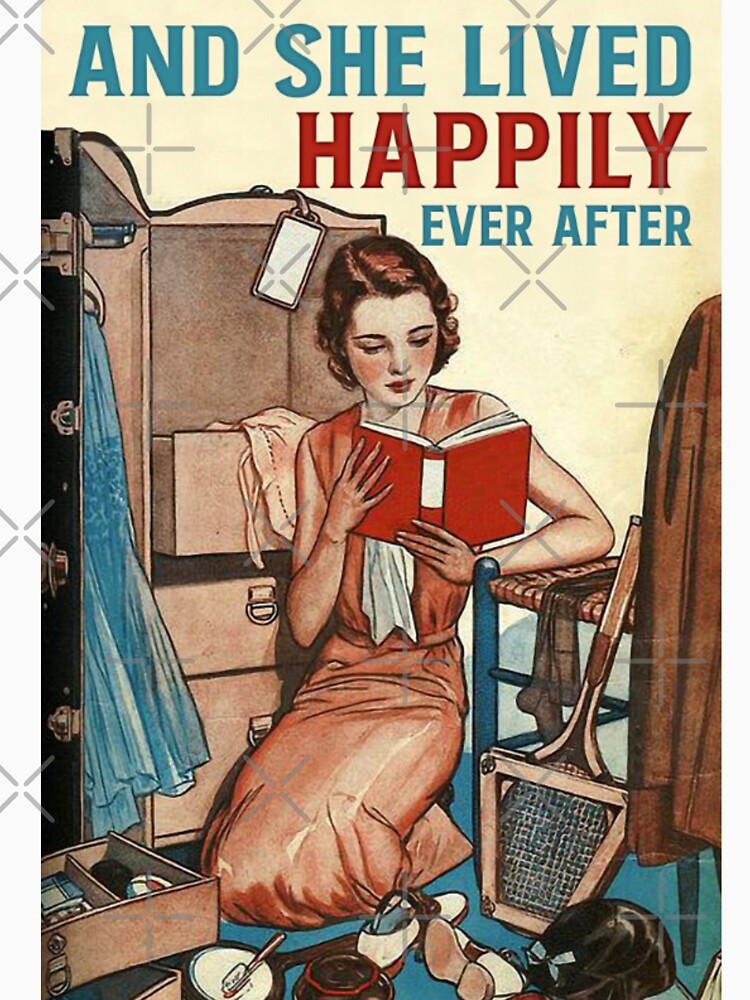 And she lived happily ever after librarian girl by NanLeArt