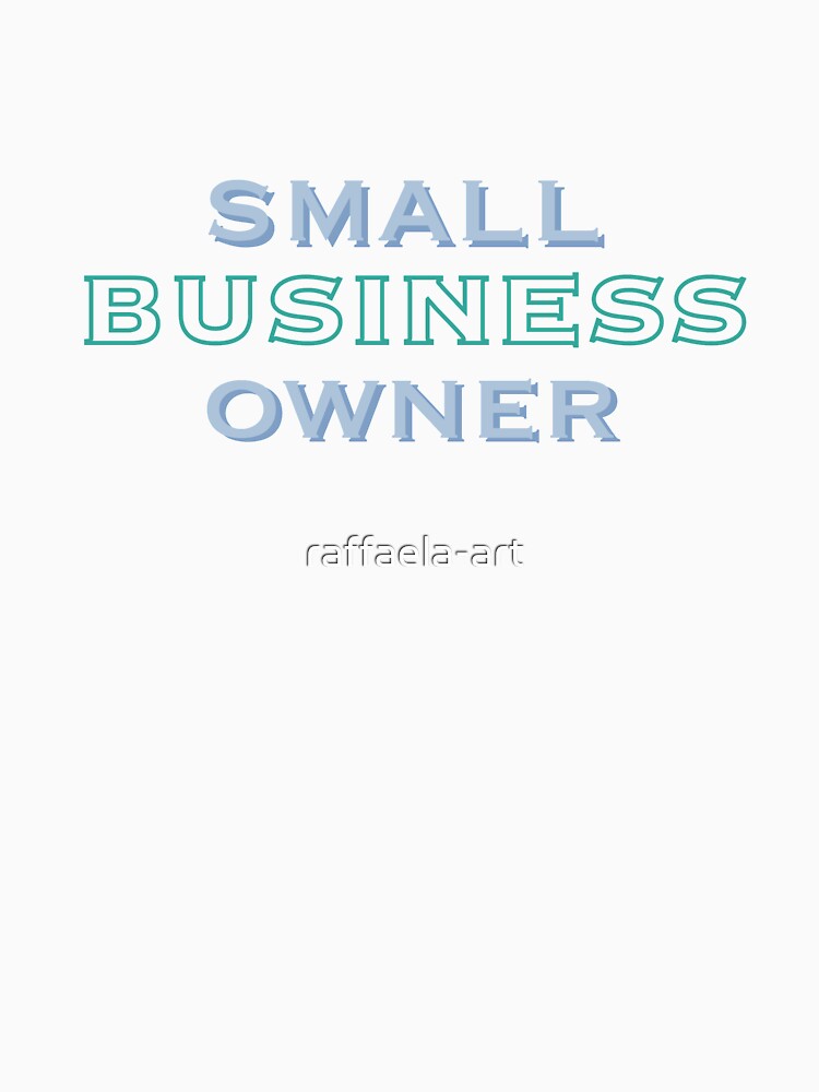 Small Business Owner / Enterpreneur blue by raffaela-art