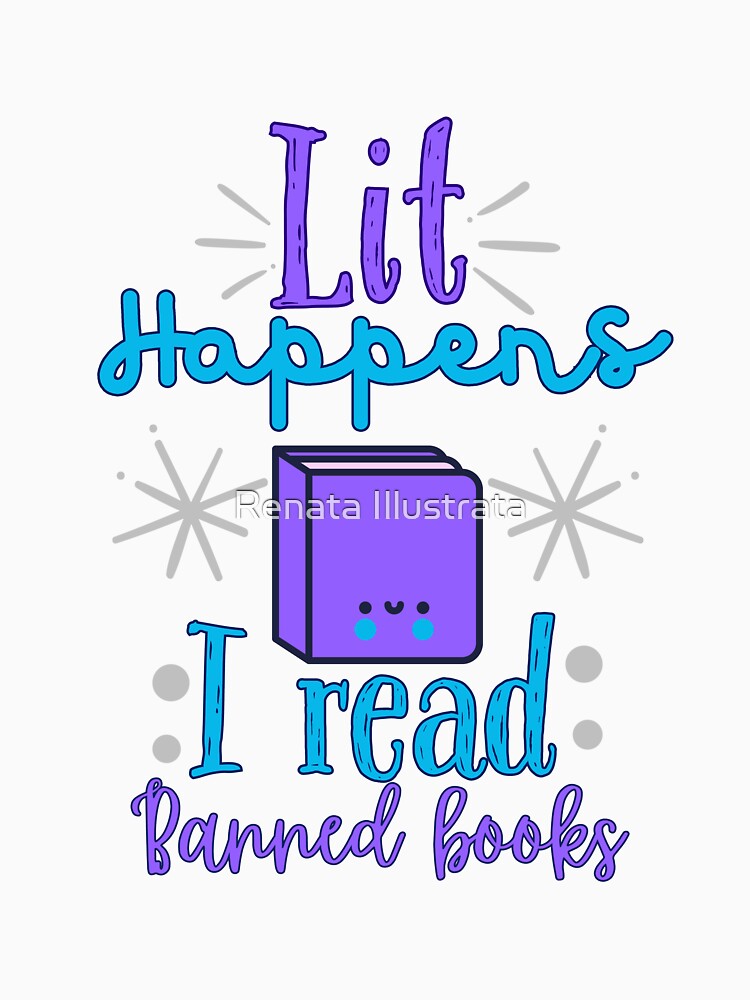 I Read Banned Books Cozy Reading by Renata Illustrata