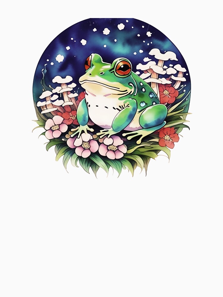 Starry Night Frog by Whimsy Fae Studio