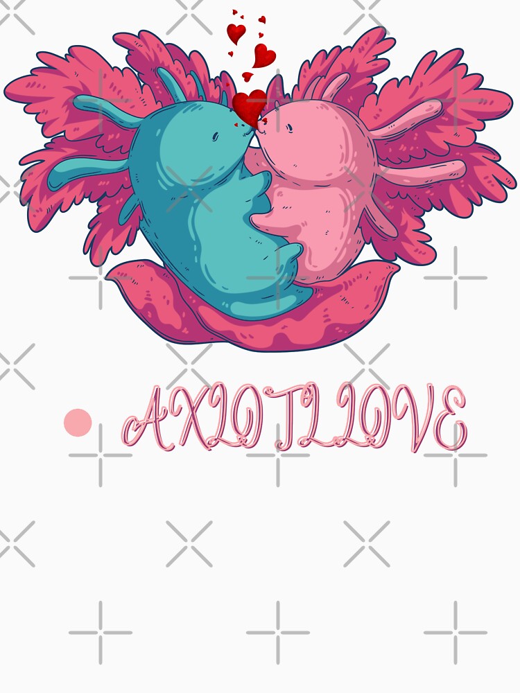 Axolotl love with love by Beena83